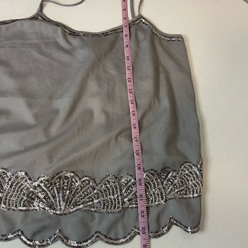 Express S/P grey sequined tank - Picture 6 of 7